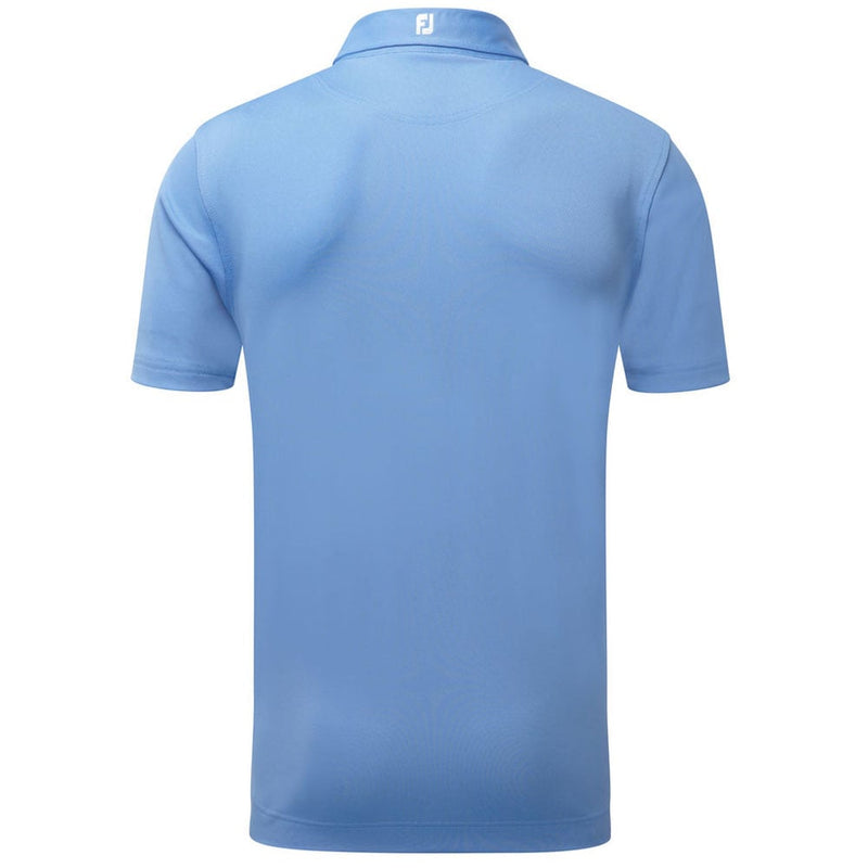 FootJoy Stretch Pique Solid Athletic Polo Shirt - Light Blue