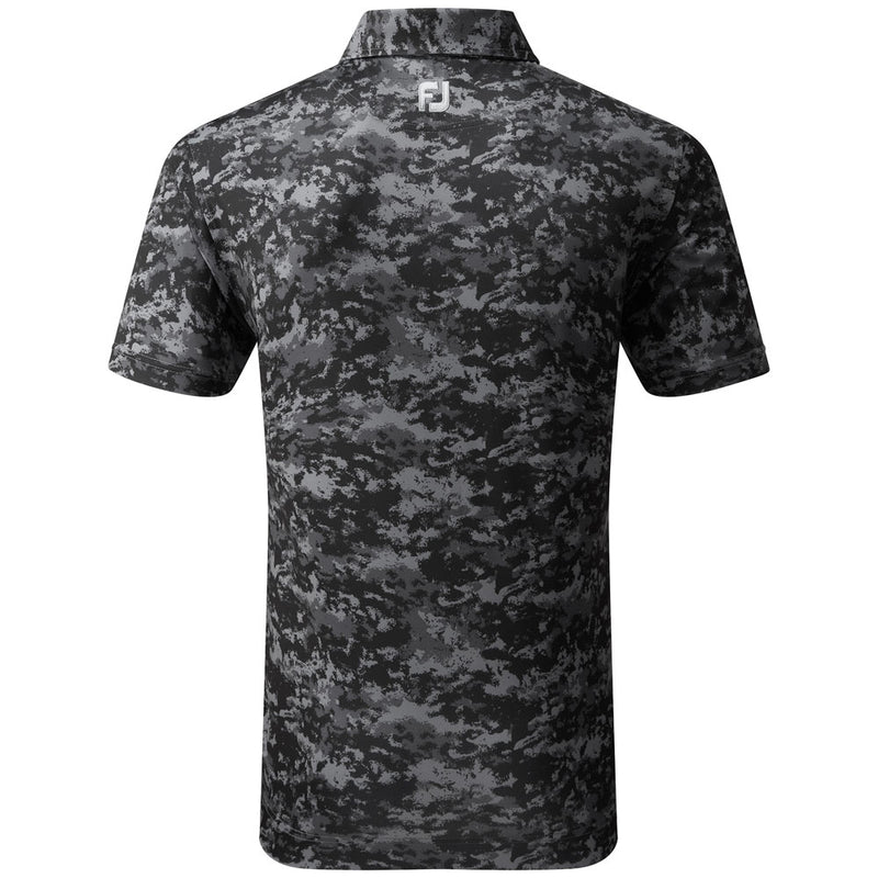 FootJoy Cloud Camo Polo Shirt - Black