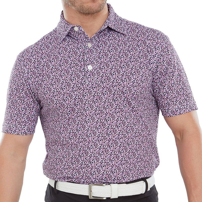 FootJoy Confetti Print Polo Shirt - Violet