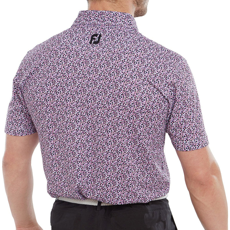 FootJoy Confetti Print Polo Shirt - Violet