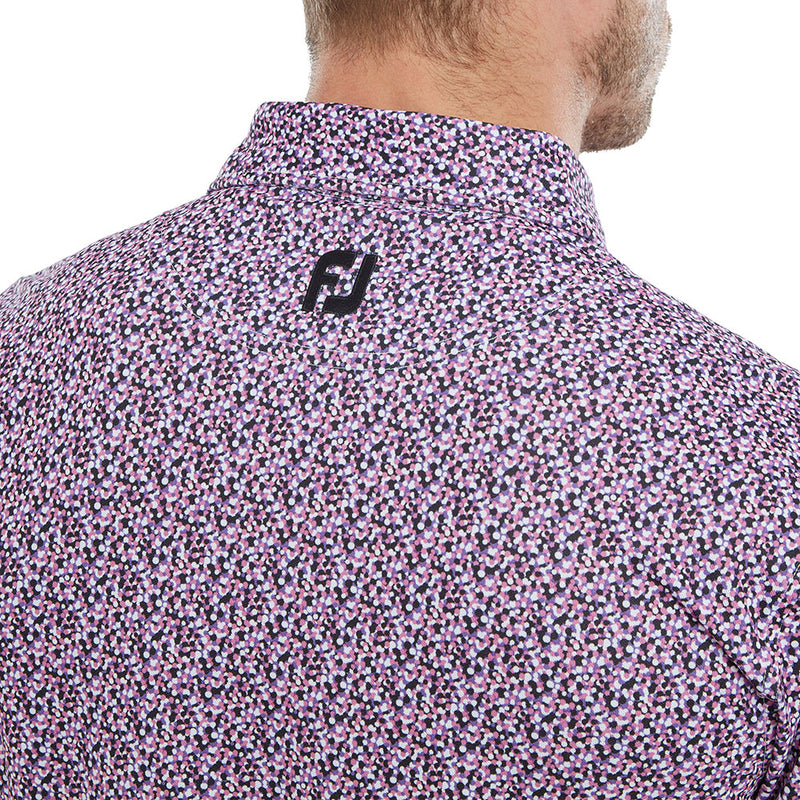 FootJoy Confetti Print Polo Shirt - Violet