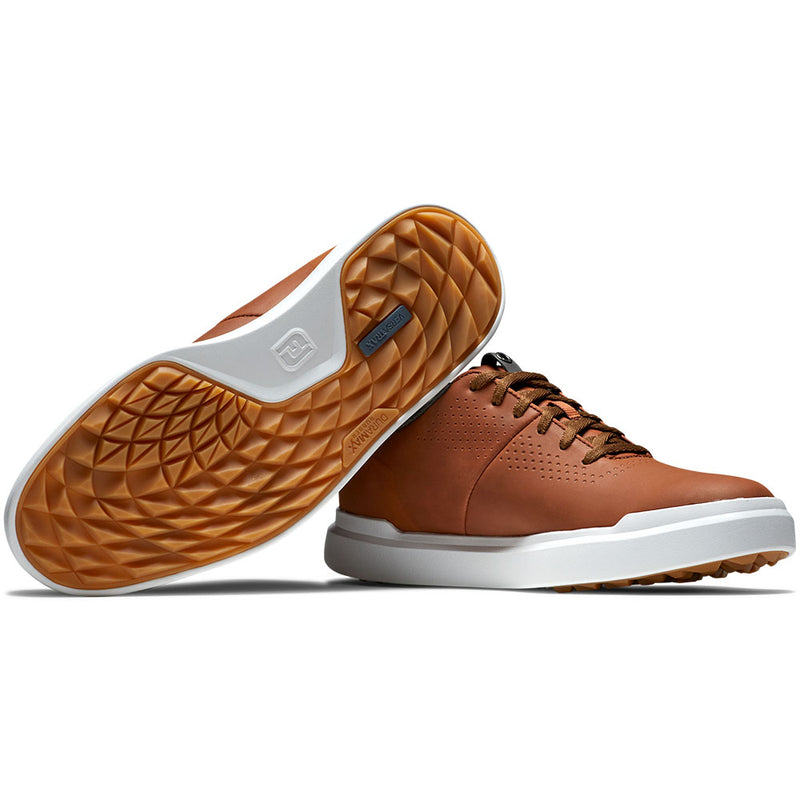 FootJoy Contour Casual Spikeless Waterproof Shoes - Tan