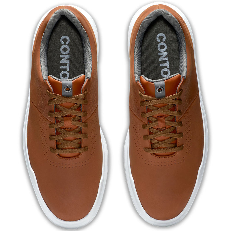 FootJoy Contour Casual Spikeless Waterproof Shoes - Tan