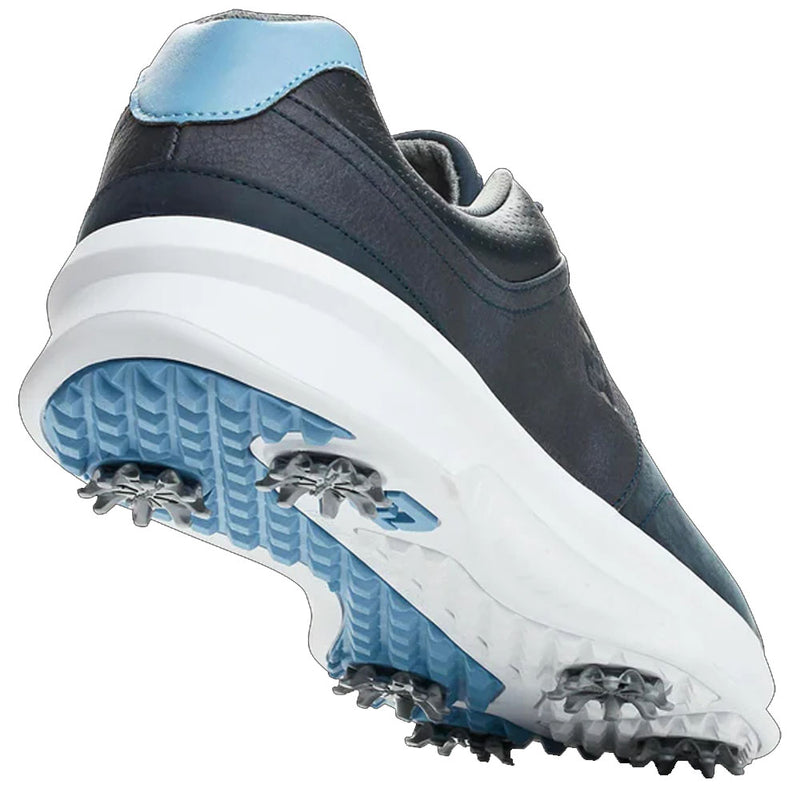 FootJoy Contour Spiked Waterproof Shoes - Navy/White