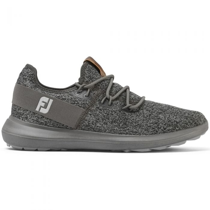 FootJoy Flex Coastal Spikeless Shoes - Black/Charcoal