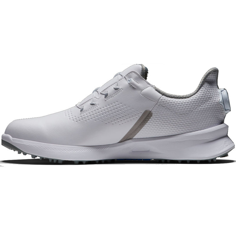 FootJoy Fuel BOA Spikeless Waterproof Shoes - White/Grey