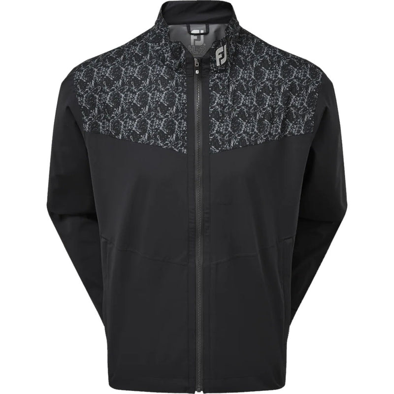 FootJoy HydroLite Waterproof Jacket - Black/Marble Print