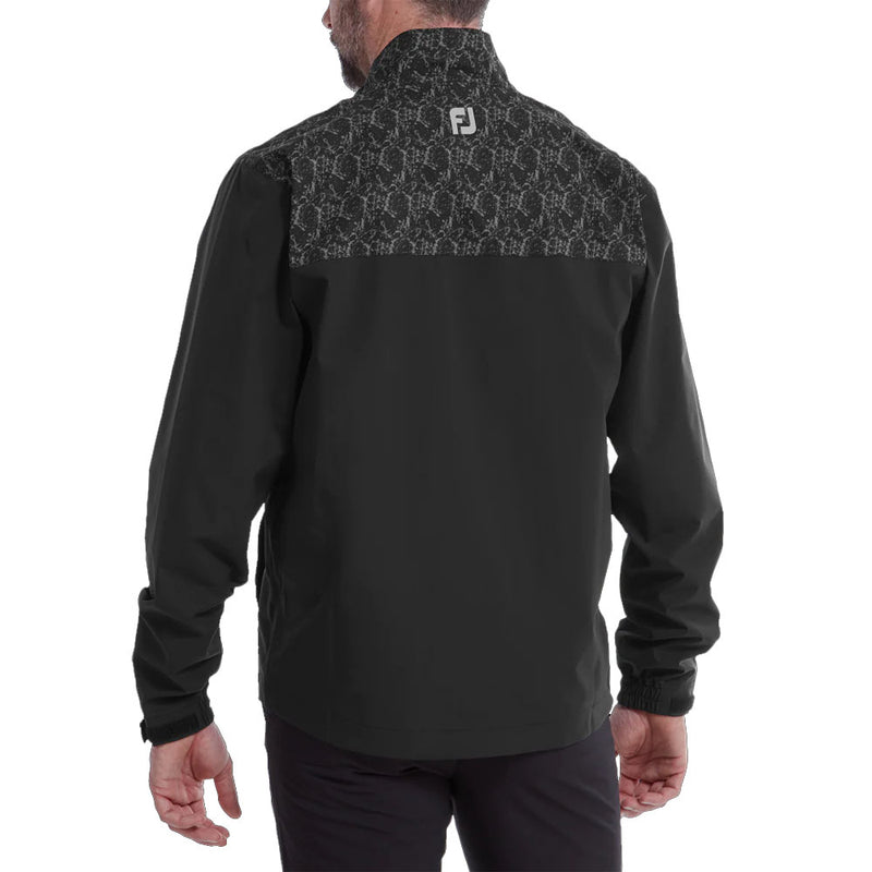 FootJoy HydroLite Waterproof Jacket - Black/Marble Print