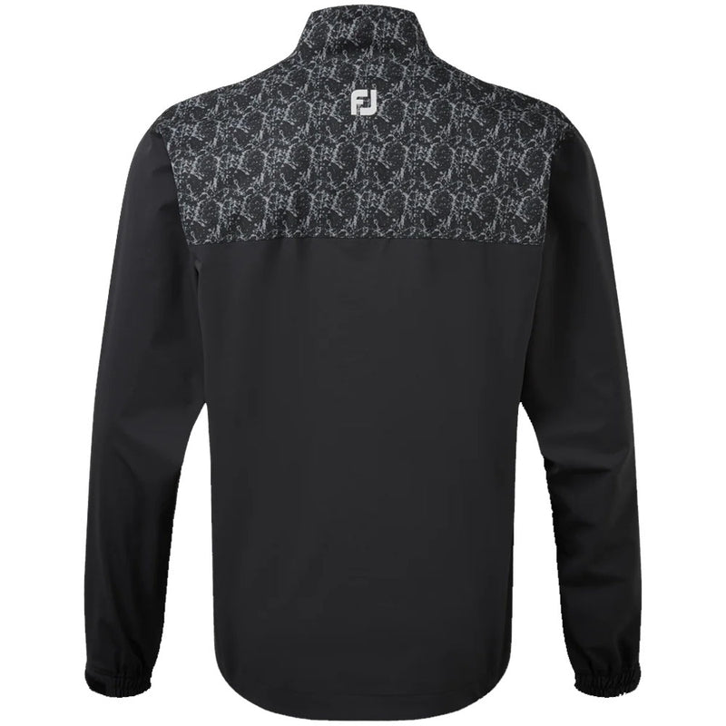 FootJoy HydroLite Waterproof Jacket - Black/Marble Print