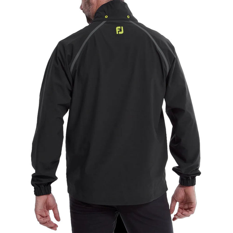 FootJoy HydroTour Waterproof Jacket - Black/Charcoal/Lime