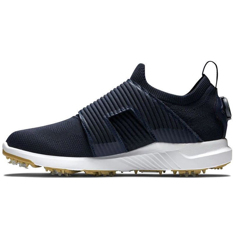 FootJoy Hyperflex BOA Spiked Shoes - Navy/White