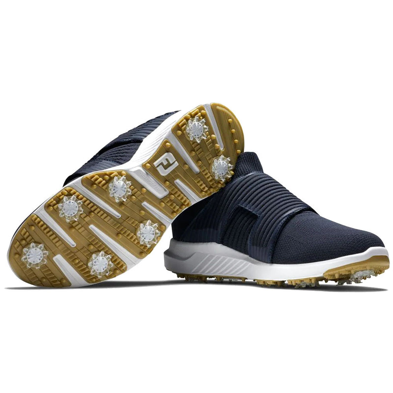 FootJoy Hyperflex BOA Spiked Shoes - Navy/White