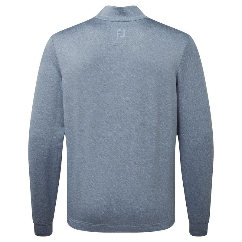 FootJoy Jacquard Texture Chill-Out Pullover - Bluestone