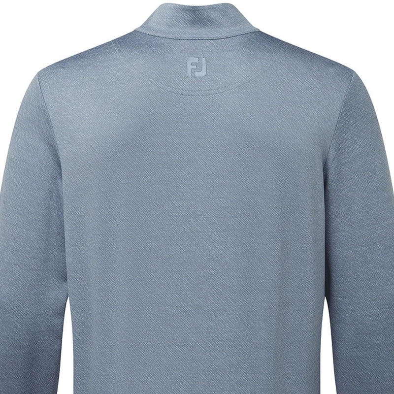 FootJoy Jacquard Texture Chill-Out Pullover - Bluestone