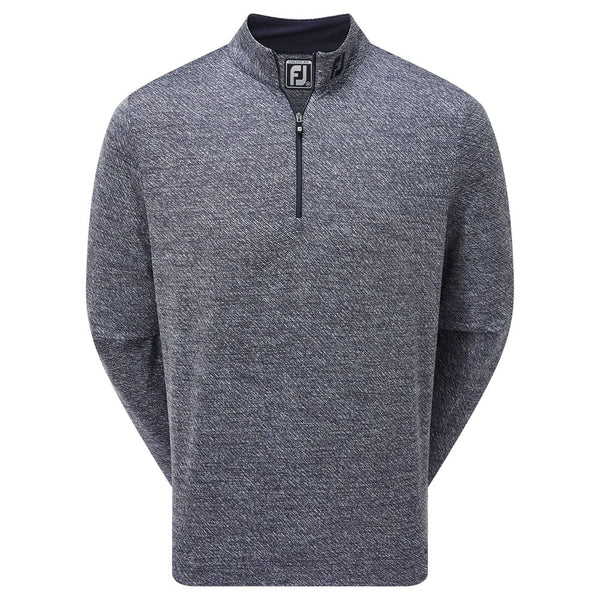 FootJoy Jacquard Texture Chill-Out Pullover - Navy