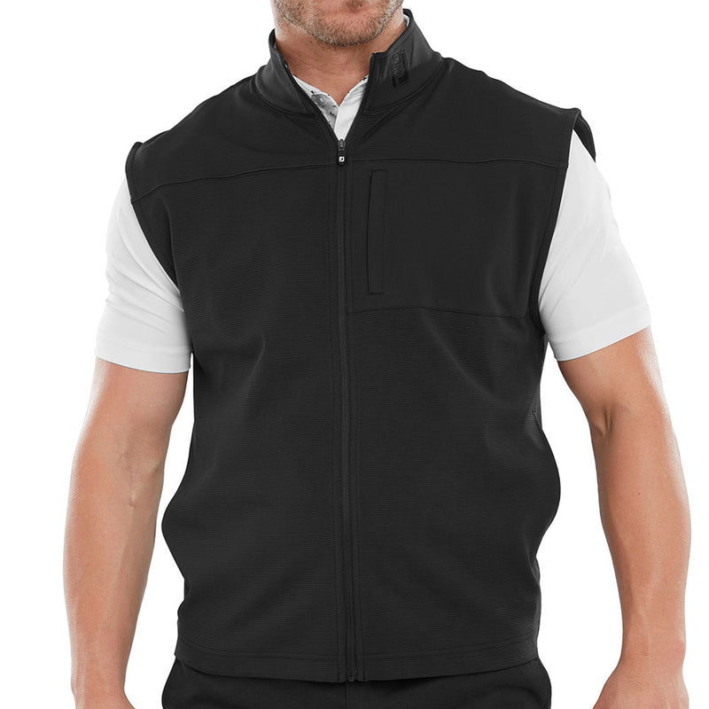 FootJoy Ottoman Knit Vest - Black