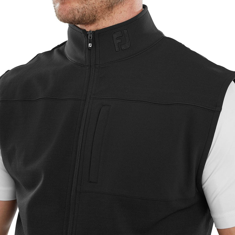 FootJoy Ottoman Knit Vest - Black