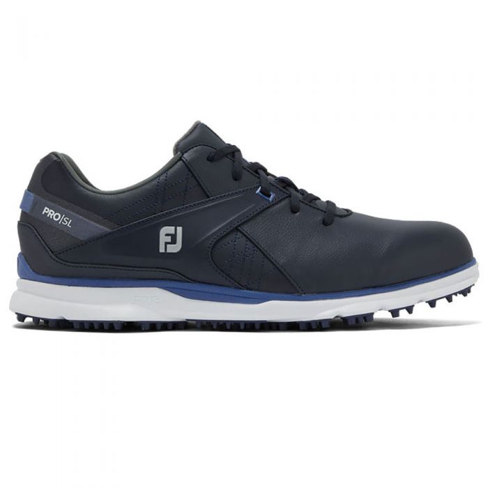 FootJoy Pro/SL Spikeless Shoes - Navy/Light Blue