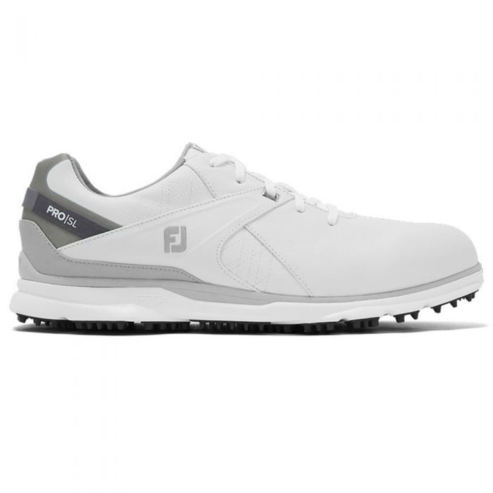 FootJoy Pro/SL Spikeless Shoes - White/Grey