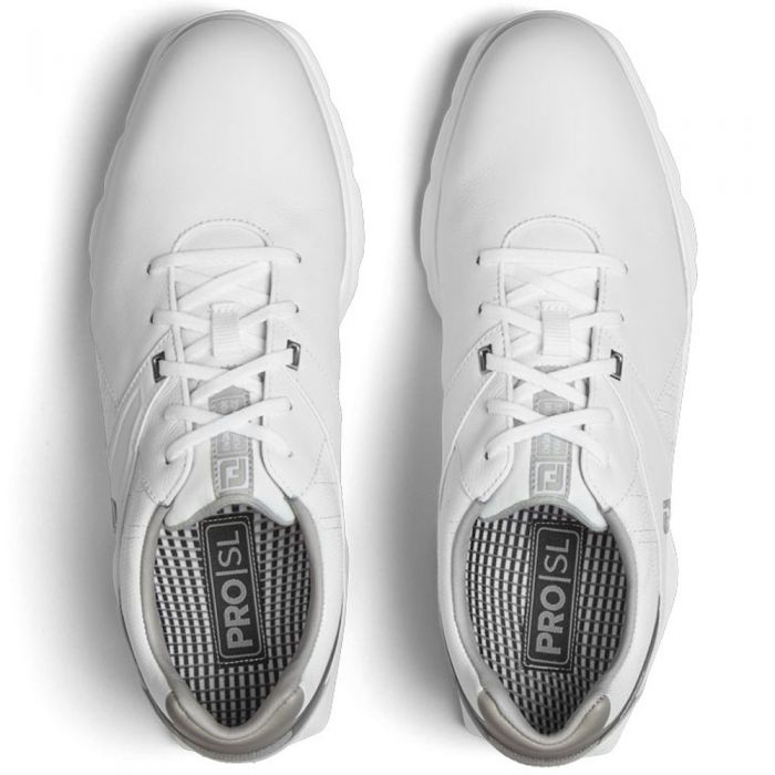 FootJoy Pro/SL Spikeless Shoes - White/Grey