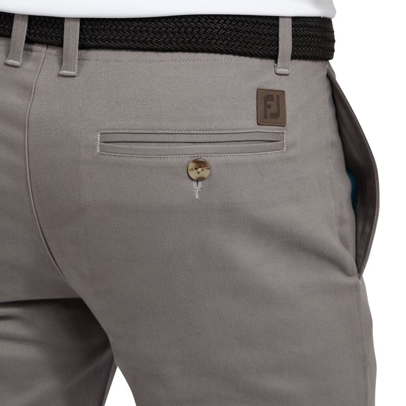 FootJoy Tapered Fit Chino Trousers - Grey