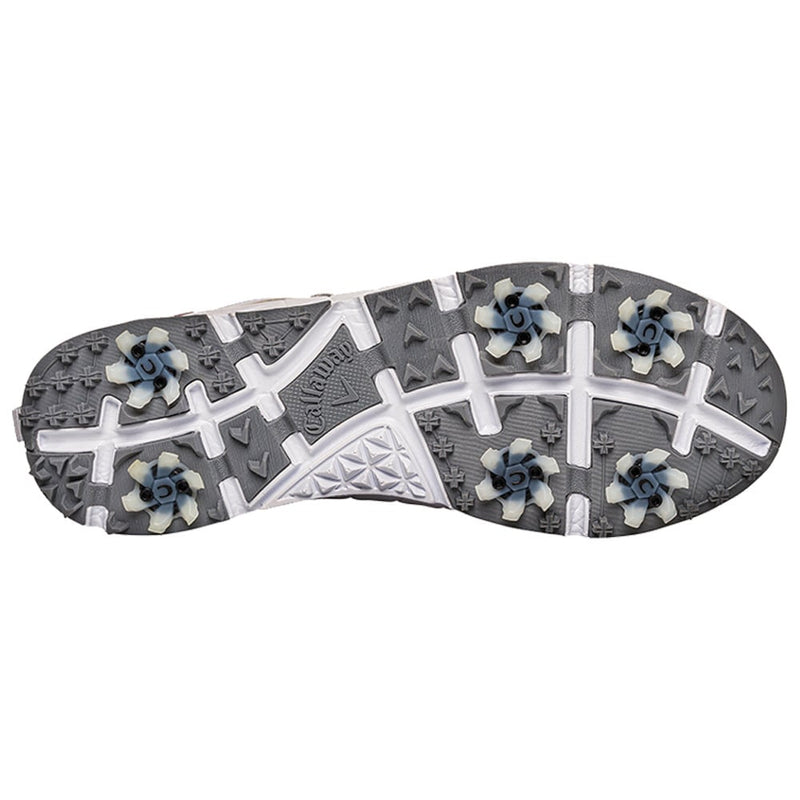 Callaway Lady Mulligan Ladies Spiked Shoes - White/Heather