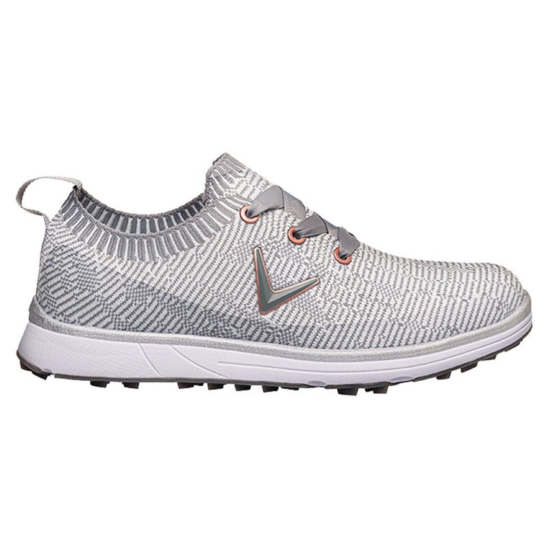 Callaway Solaire Ladies Spikeless Shoes - White/Grey