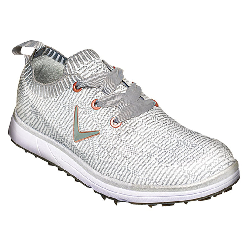 Callaway Solaire Ladies Spikeless Shoes - White/Grey