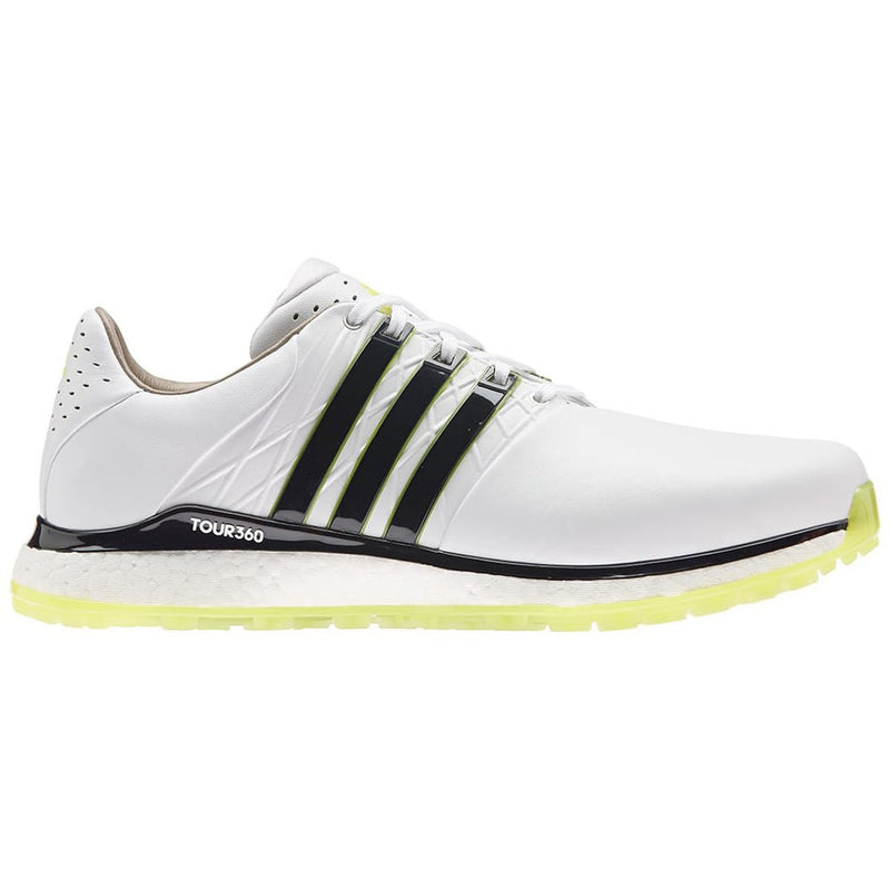 adidas Tour 360 XT-SL 2 Spikeless Shoes - White/Black/Acid Yellow