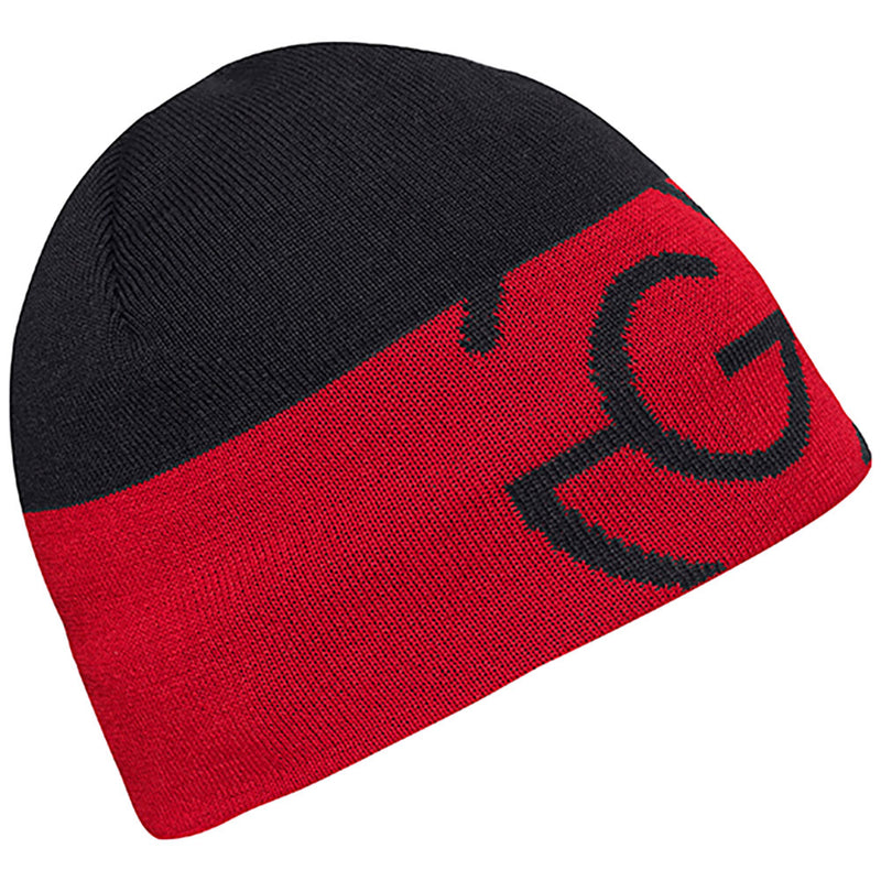 Galvin Green Mens Liam INTERFACE-1 Knitted Hat - Black/Red