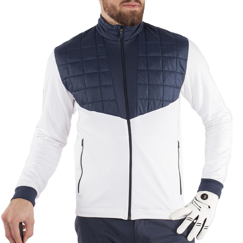 Galvin Green Damian Insula Jacket - White/Navy