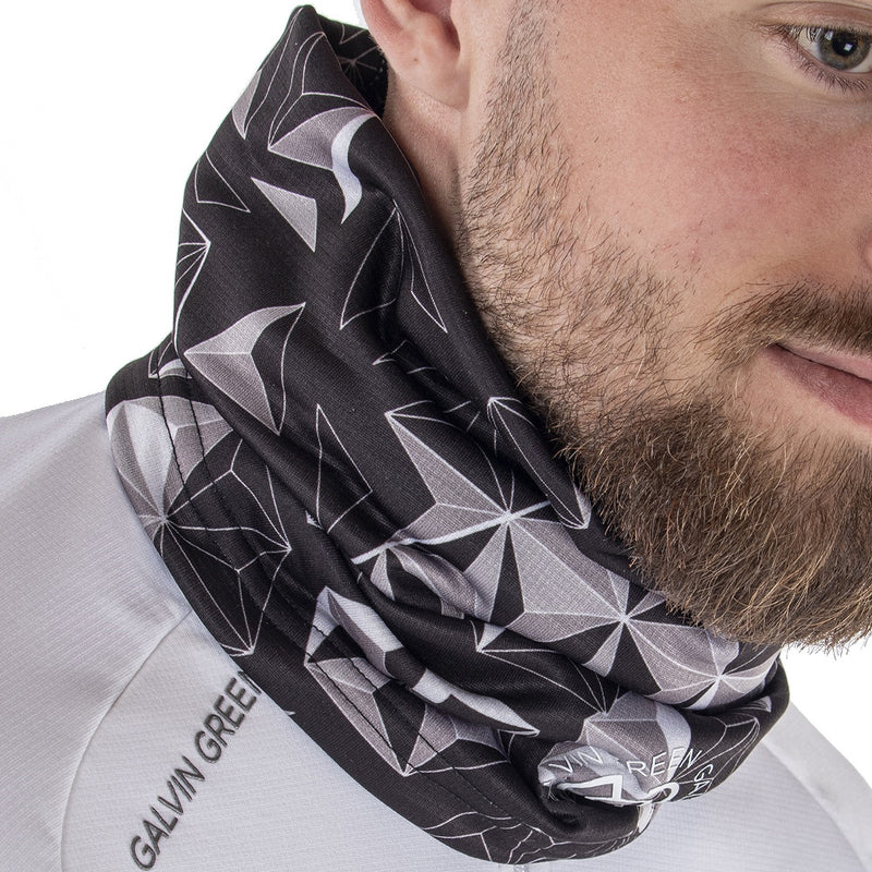 Galvin Green Dragan Insula Snood - Black/Sharkskin/White