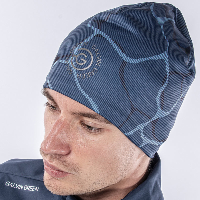 Galvin Green Duke Insula Beanie - Blue/Navy