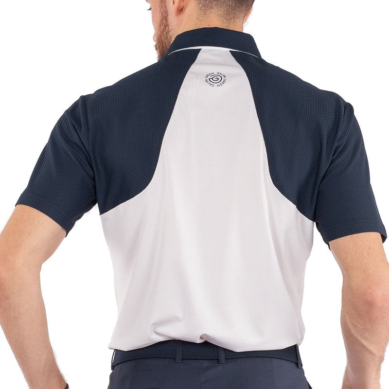 Galvin Green Massimo Ventil8+ Polo Shirt - White/Navy