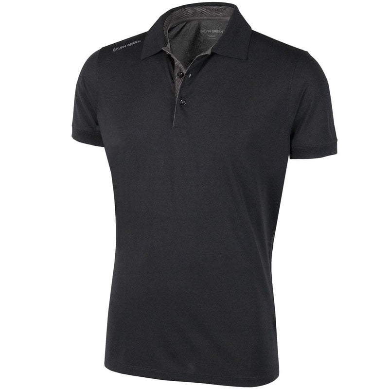 Galvin Green Max V8+ Polo Shirt - Black