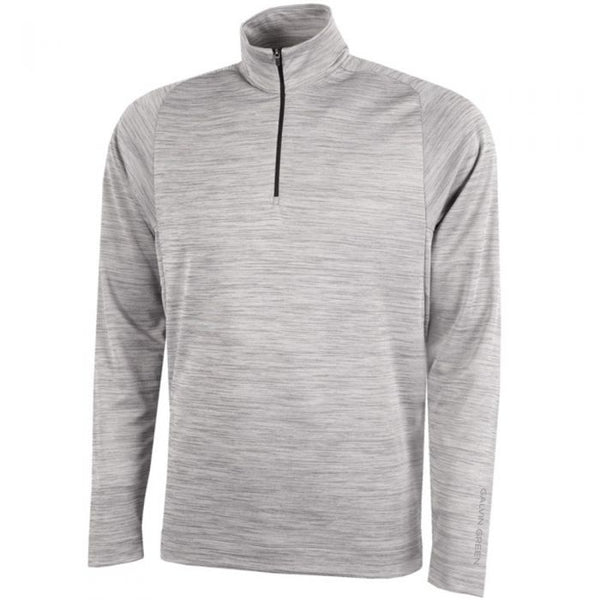 Galvin Green Dixon Insula 1/4 Zip Pullover - Light Grey