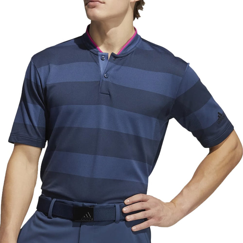 adidas Primeknit Stretch Polo Shirt - Crew Navy/Night Indigo