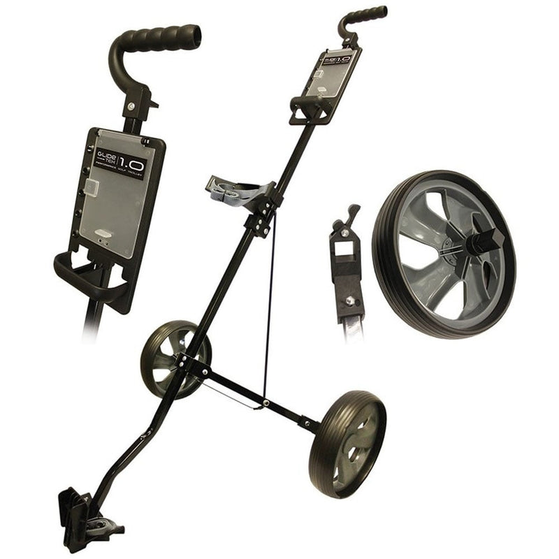 Glide-Tek 2-Wheel Pull Trolley - Black/Gun Metal 1.0