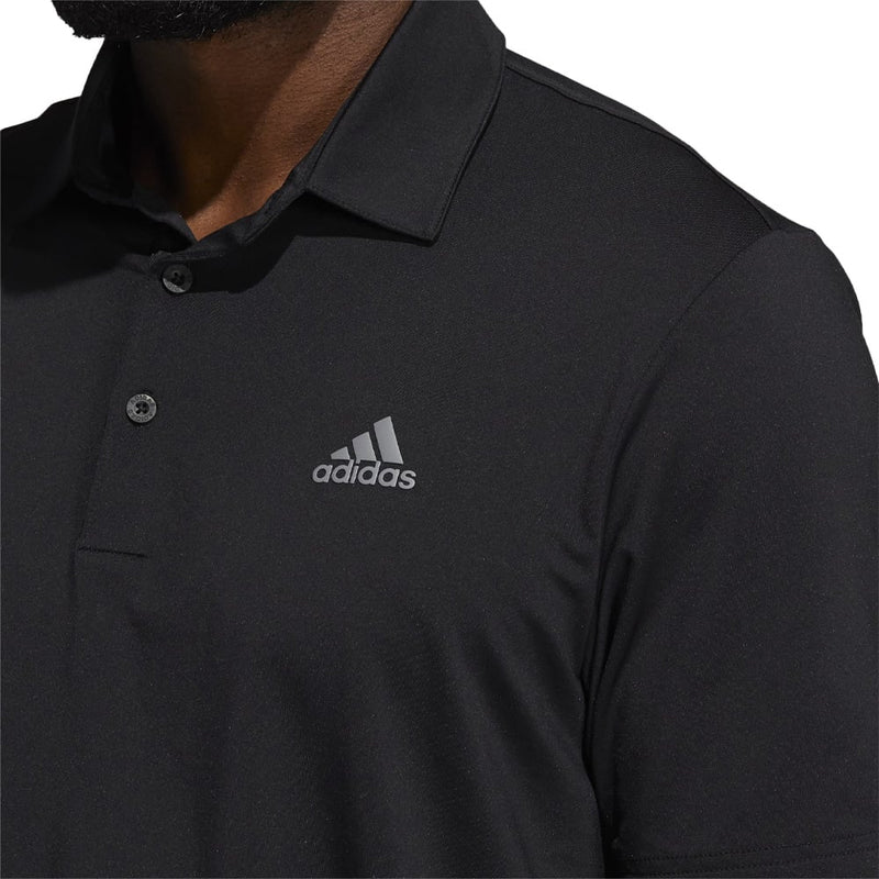 adidas Ultimate 365 Solid Left Chest Polo Shirt - Black