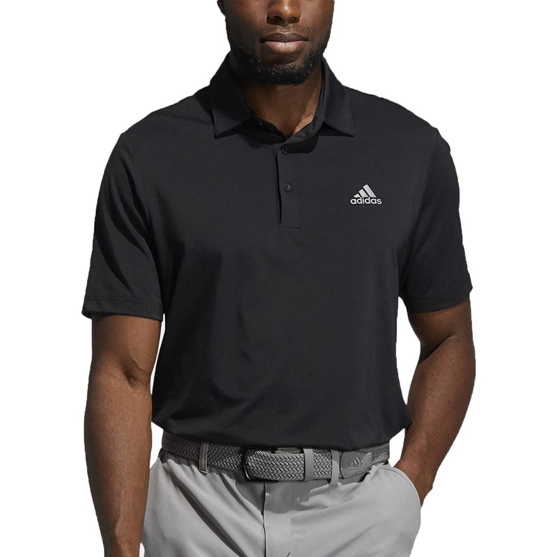 adidas Ultimate 365 Solid Left Chest Polo Shirt - Black