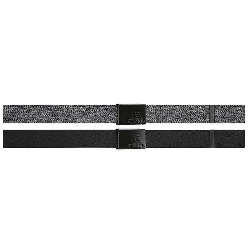 adidas Heather Stretch Reversible Belt - Black