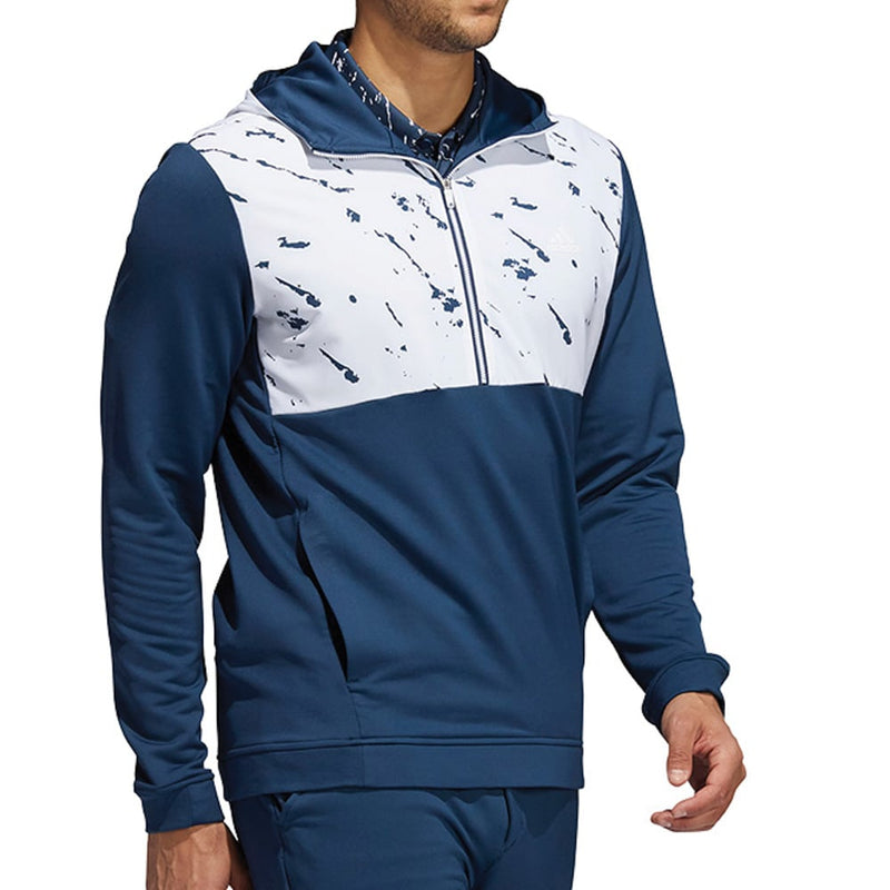 adidas Primeblue COLD.RDY 1/4 Zip Pullover - Crew Navy/White