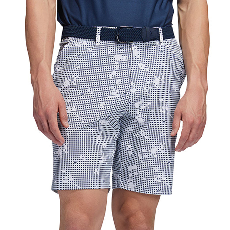 adidas Ultimate365 Print 8.5" Shorts - Navy/White