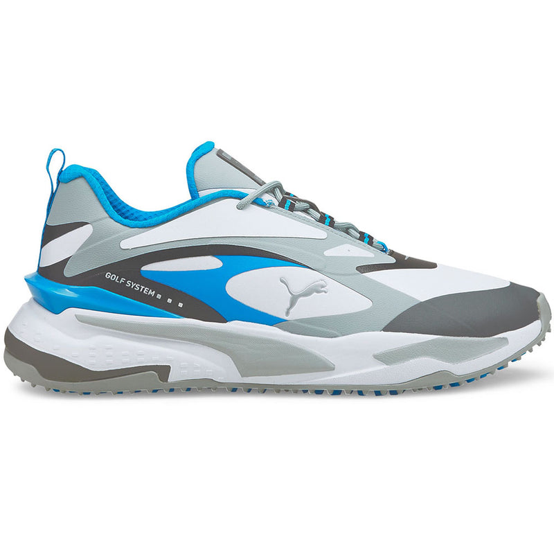 Puma GS-Fast Spikeless Waterproof Shoes - White/Quarry/Ocean Dive