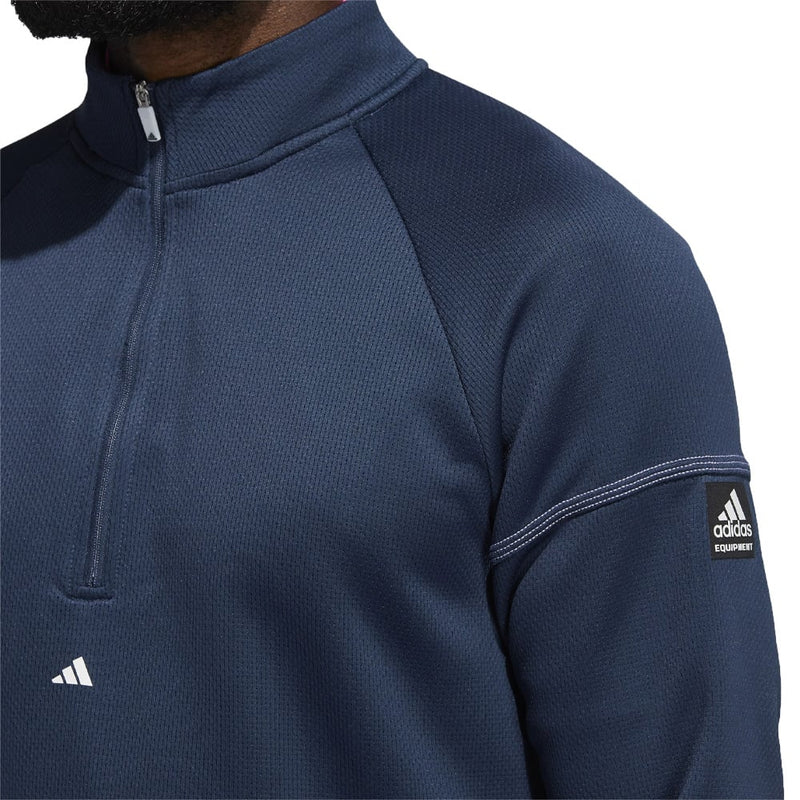 adidas Equipment 1/4 Zip Sweater - Crew Navy/White