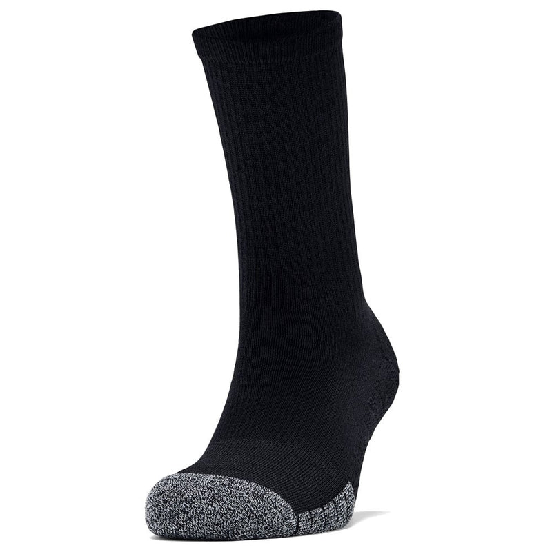 Under Armour Heatgear Crew Socks (3 Pack) - Black