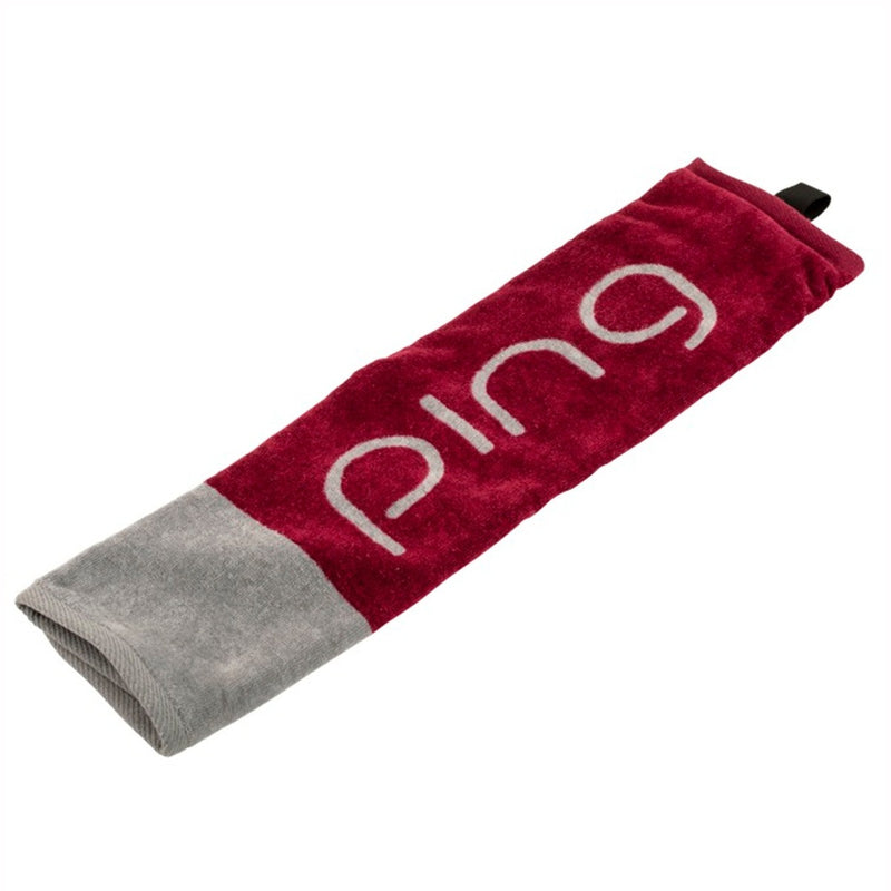 Ping Ladies Tri-Fold Towel - Heather/Grey