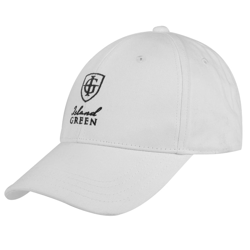 Island Green Performance Pro Golf Cap - White