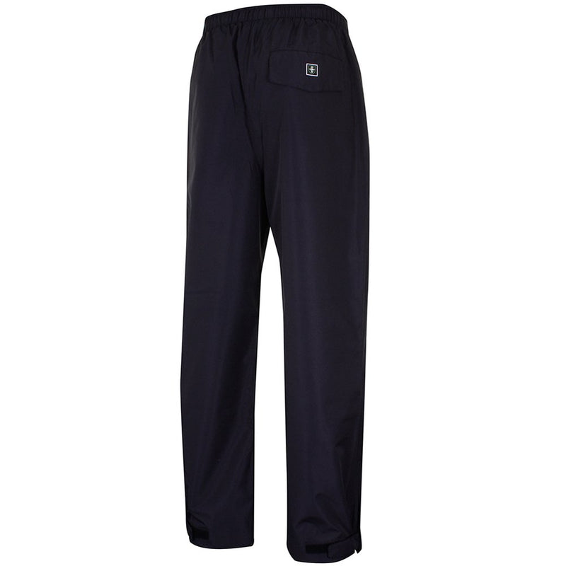 Island Green Waterproof Drop Hem Trouser - Black