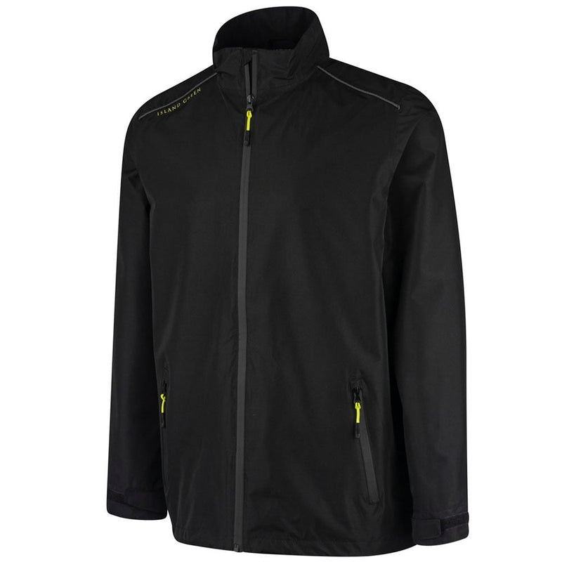 Island Green Junior Waterproof Jacket - Black